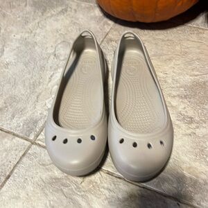Crocs slip on shoes. Never been worn
